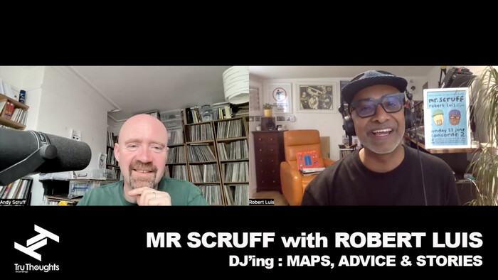 MR SCRUFF with ROBERT LUIS  DJing  MAPS ADVICE  STORIES
