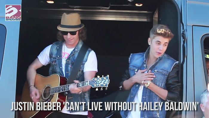 Justin Cant Live without Hailey
