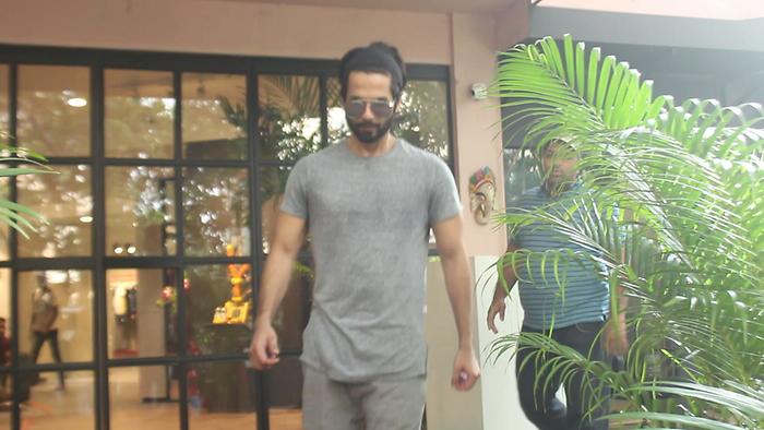 Shahid Spotted At Gym
