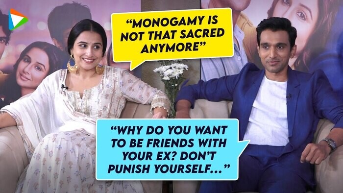 Vidya Balan  Pratik Gandhi on modern relationshipsconcept of monogamy  being friends with ex