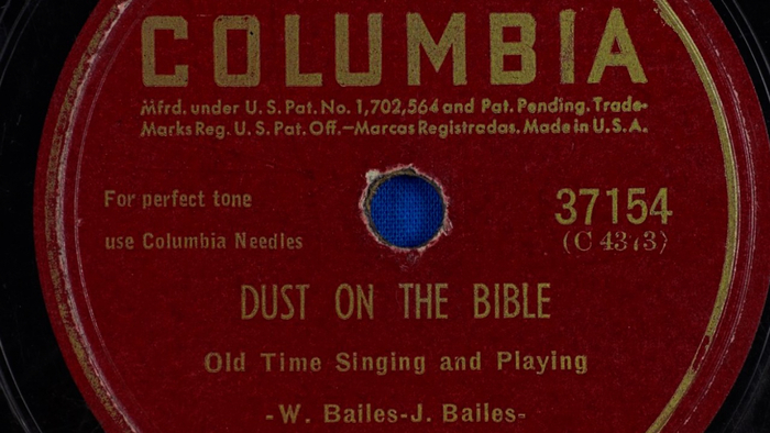 Dust on the Bible 1946