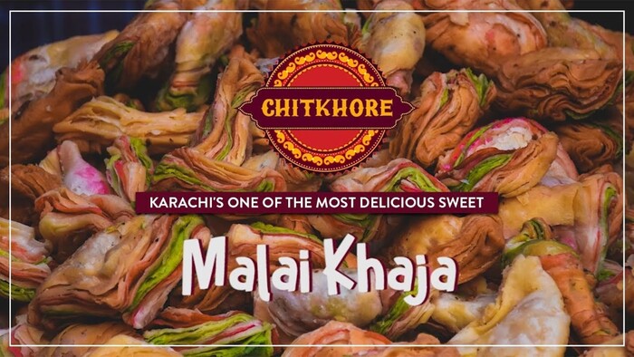 Malai Khaja The Most Delicious Sweet In Karachi Street Food Of Pakistan