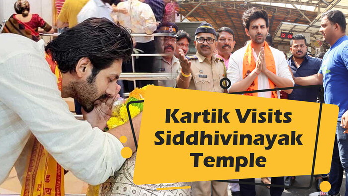 Kartik Aaryan Visits Siddhivinayak Temple On His Birthday