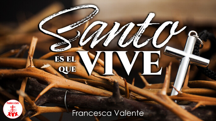 Santo es El que vive  Francesca Valente COVER  Lyrics Video  cantireligiosi