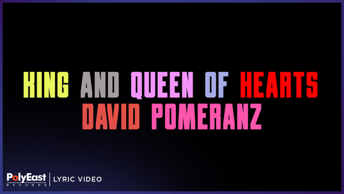 King and Queen of Hearts Lyrics on Screen