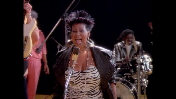 aretha franklin jumpin jack flash movie video