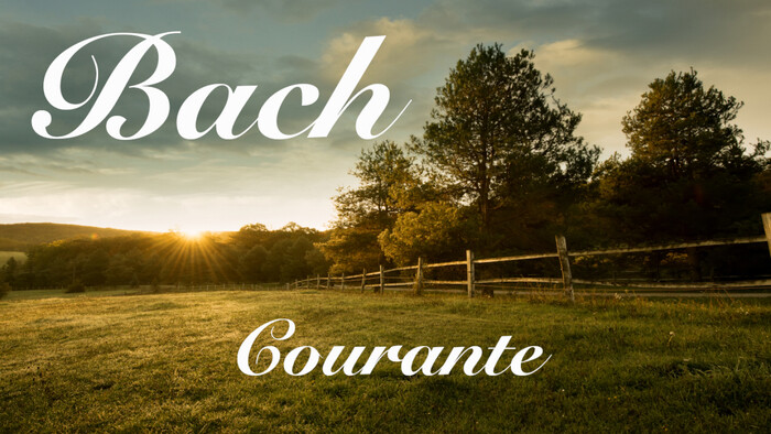 Bach 2 Courante sf5 M