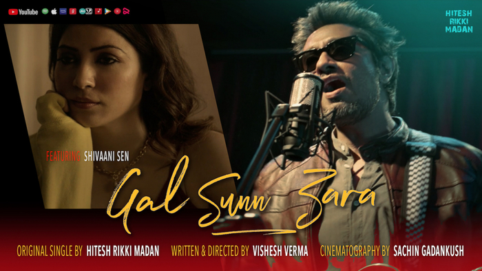 Gal Sunn Zara (Official Music Video) Video Song from Hitesh Rikki Madan Ft.  Sanjeeta Bhattacharya - Gal Sunn Zara (Official Music Video) - Vishesh  Verma, Hitesh Rikki Madan